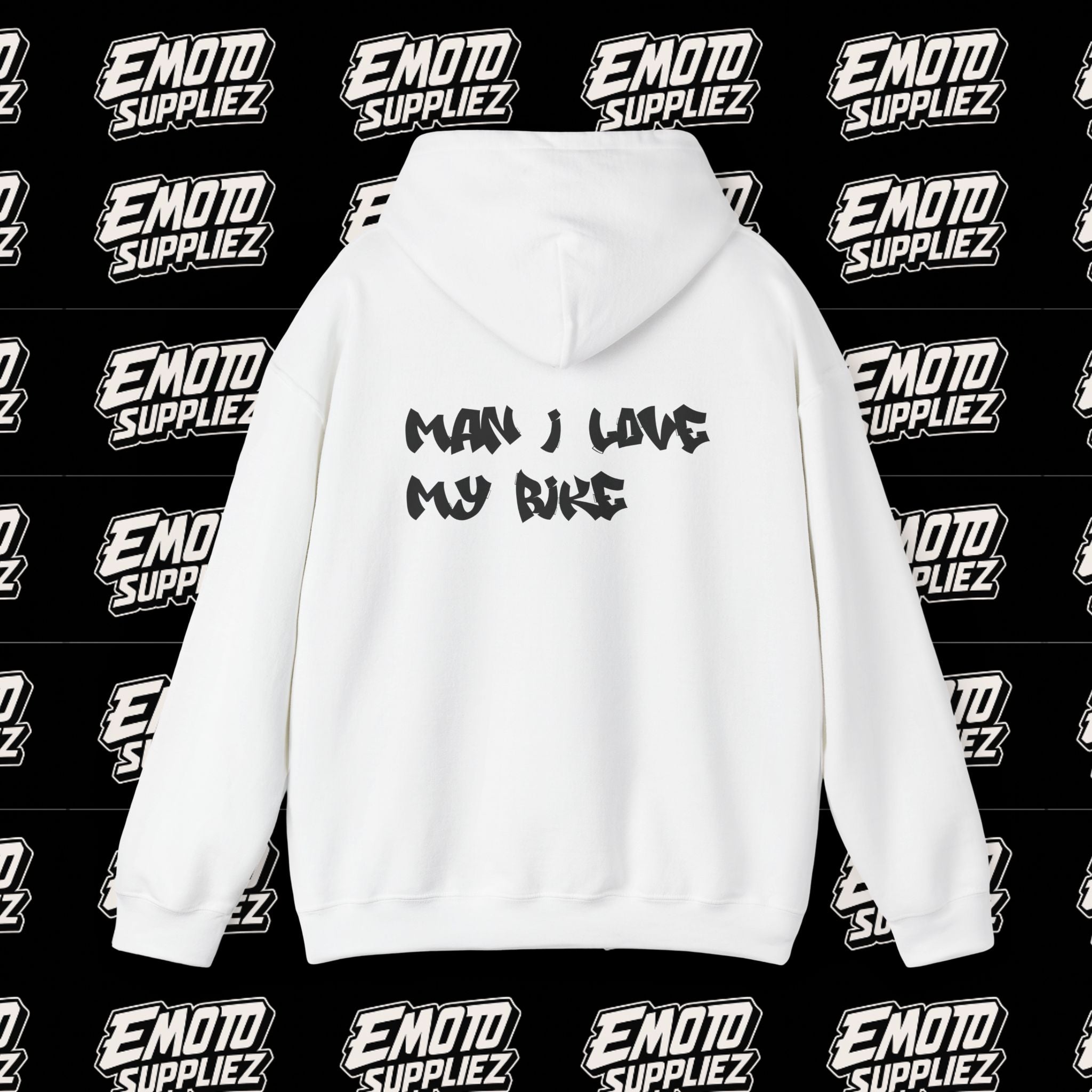 Man I Love My Bike Hoodie