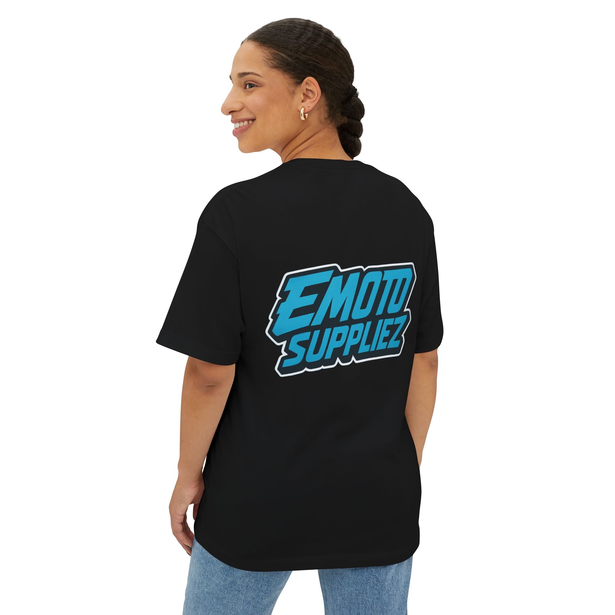EMoto Suppliez Blue Edition Boxy T-Shirt (LIMITED EDITION)