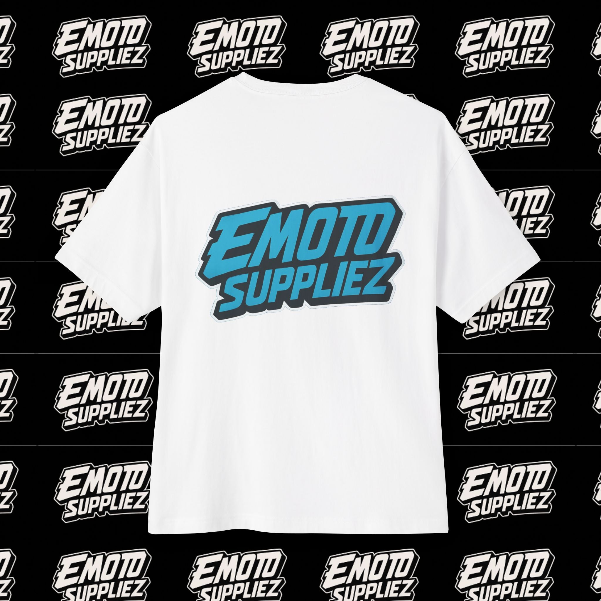 EMoto Suppliez Blue Edition Boxy T-Shirt (LIMITED EDITION)