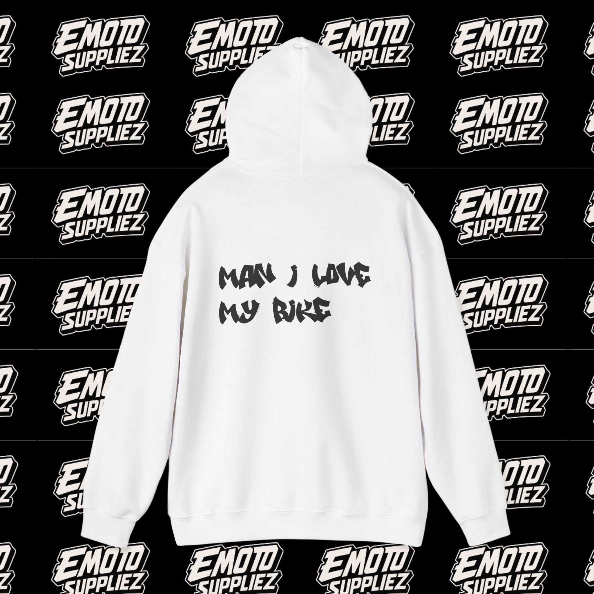 Man I Love My Bike Hoodie