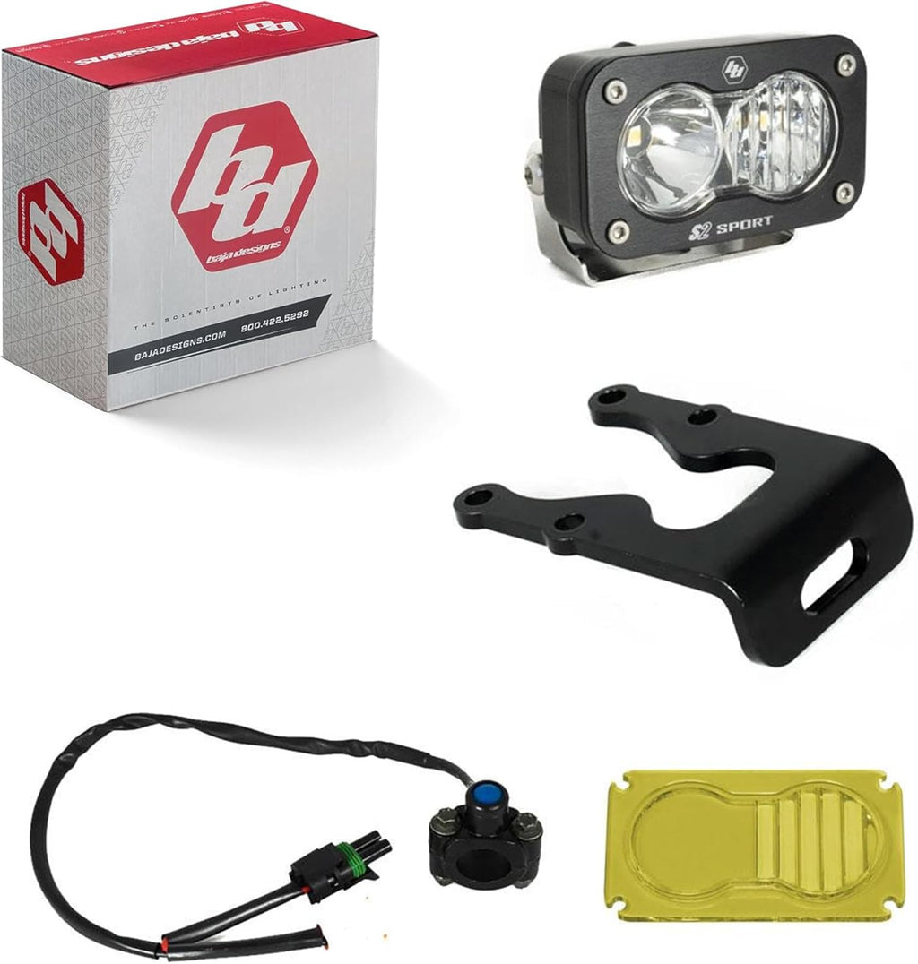 Baja Designs S2 Sport Headlight Kit for Sur-Ron Light Bee X and Talaria MX3/MX4 (Driving Combo; Clear)